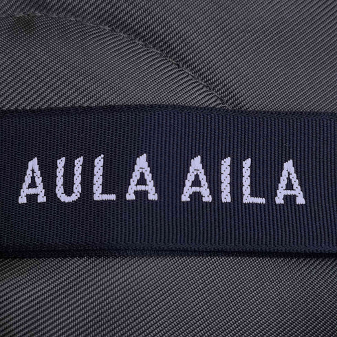 アウラアイラ AULA AILA キルティングドッキング ウール ロング トレンチコート レディース ONE SIZE